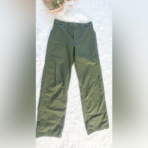 REFORMATION Green cargo pants 27